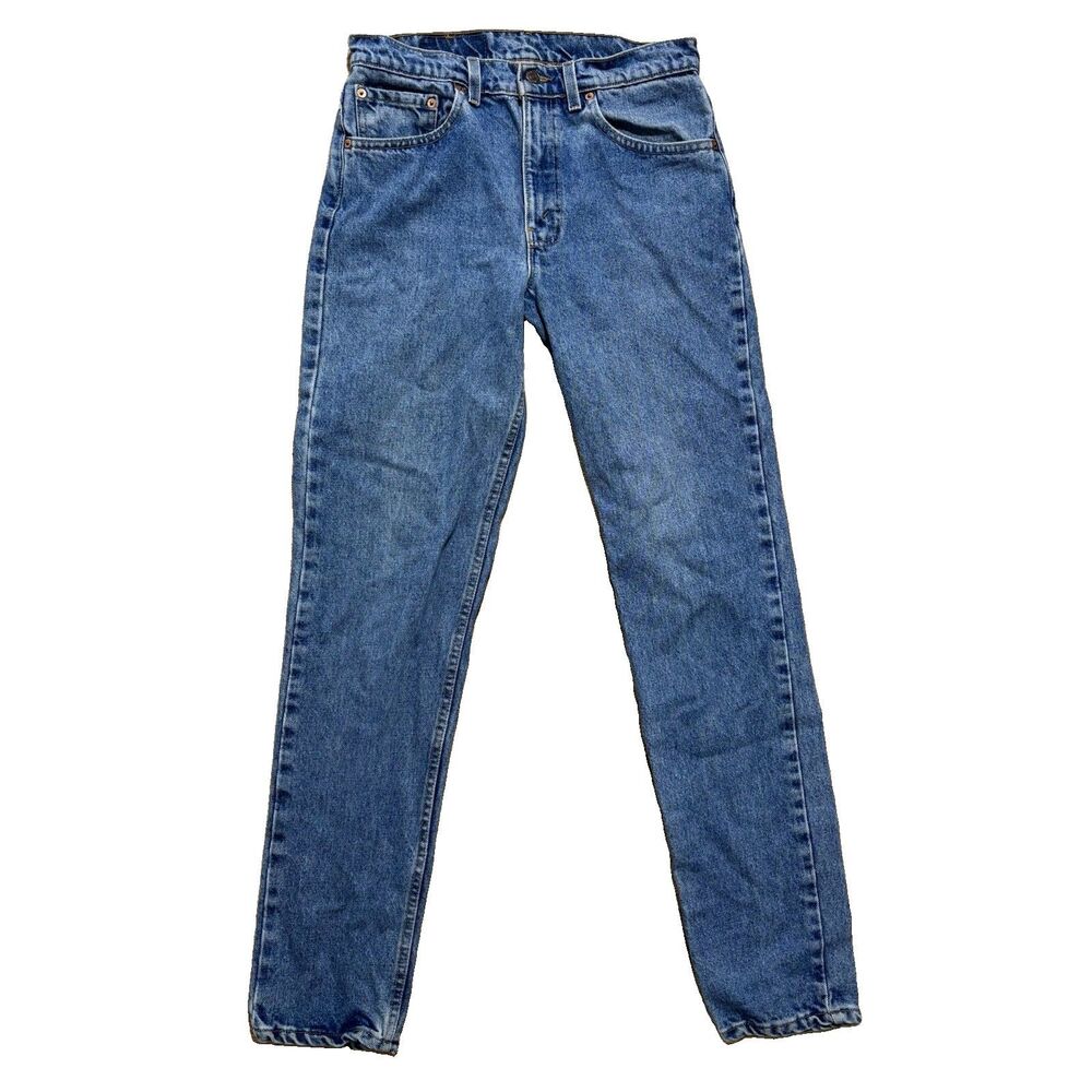 Levi's 512 Jeans Men 30x32 Blue Slim Fit Tapered Leg 90s VTG USA READ